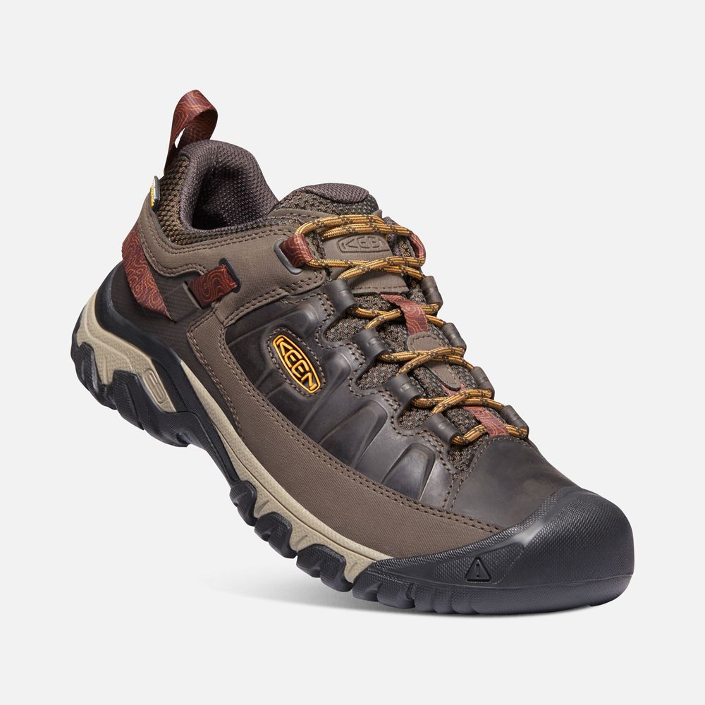 Zapatos de Seguridad Keen Mexico Marrom/Naranjas - Hombre Targhee Iii Waterproof - GB6035179